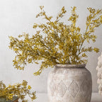 Meadow grass, flax, artificial flower