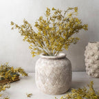 Meadow grass, flax, artificial flower