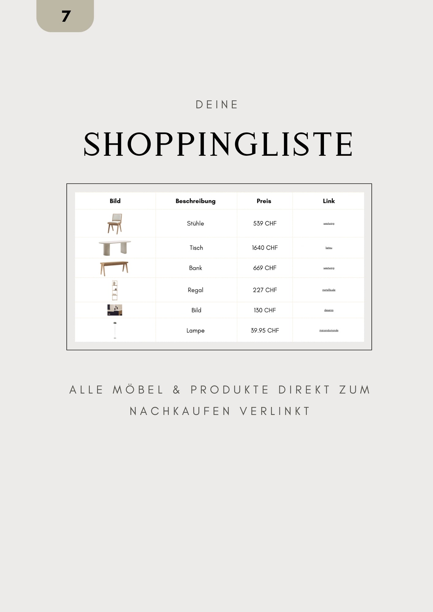 Paket 2 - Online Interior Design (klein)