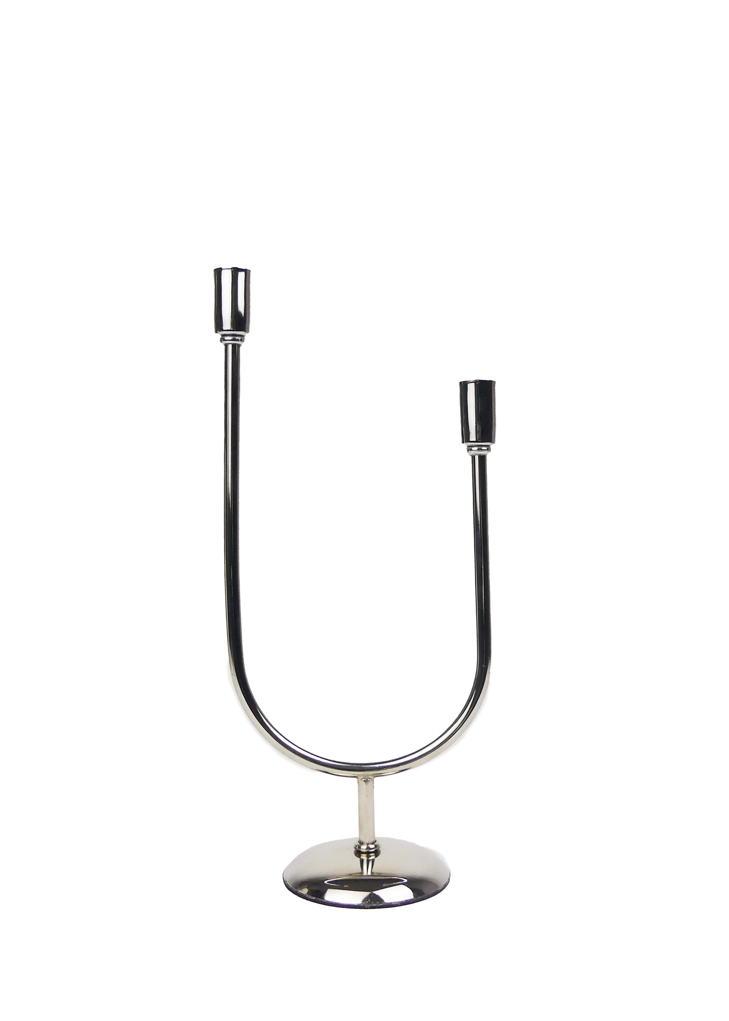 Chrome Double Candle Holder