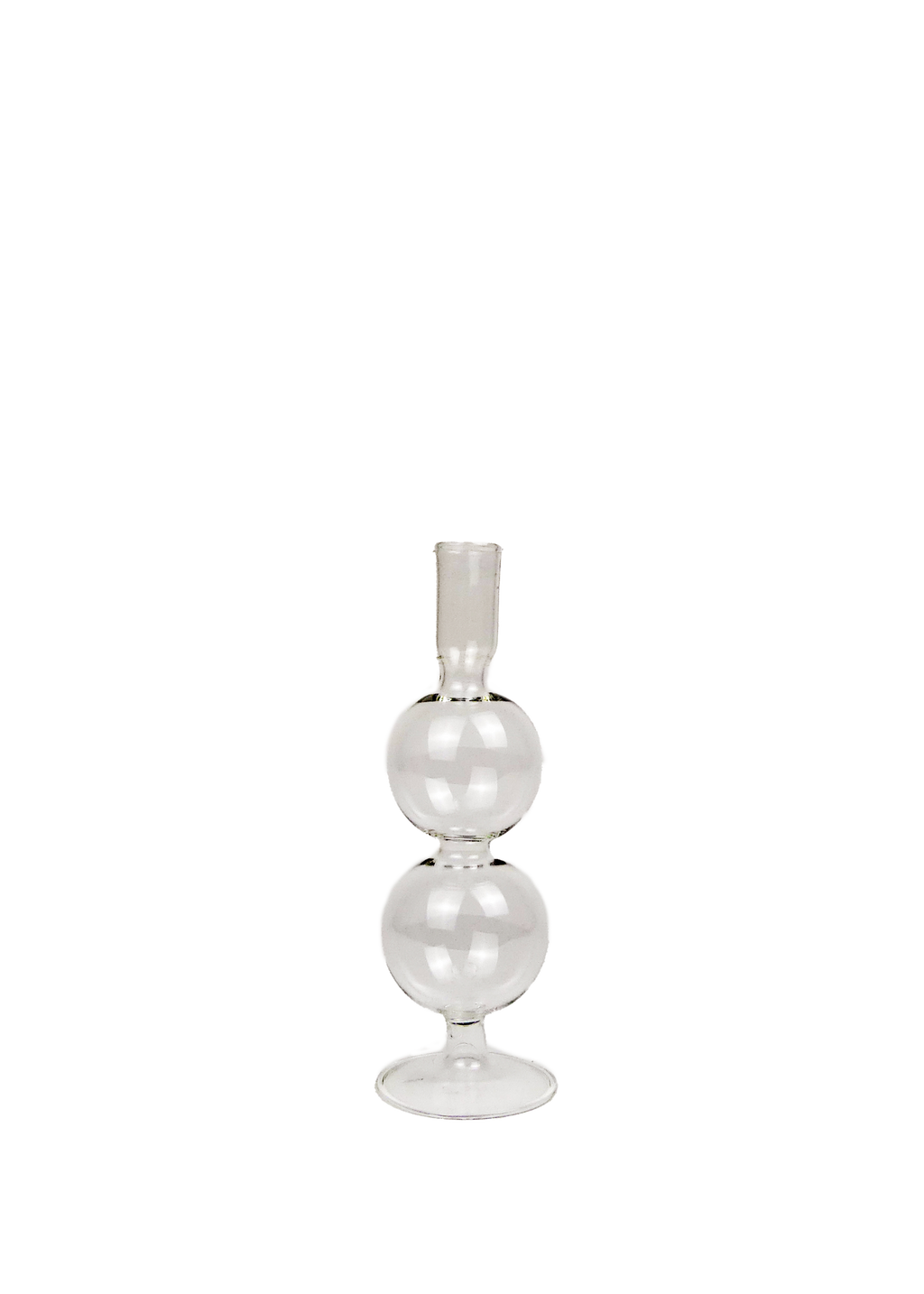 Glass Sphere Candle Holder